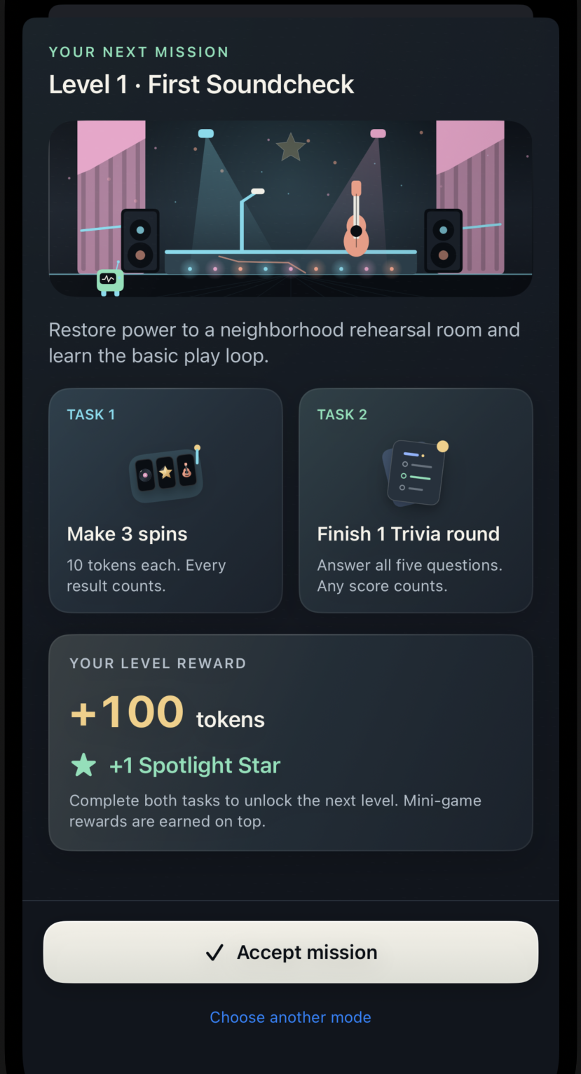 Meet your next mission in Sampled Slots